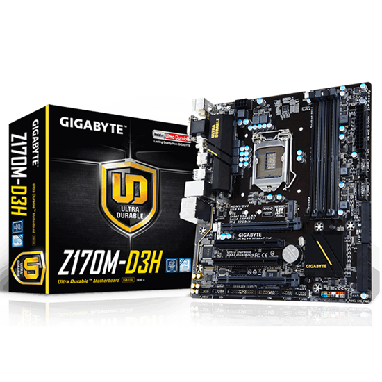 Snd Distribuicao Distribuidora De Informatica Notebooks Games Cloud Esd Nuvem Csp Motherboard Gigabyte Ga Z170m D3h I Para Intel