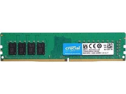 Imagem de MEMORIA CRUCIAL DESKTOP 8GB - DDR4 - 2400MHZ - CL15 - PC4-19200 - DIMM- MICRON